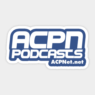 ACPN - 1990s Blue Cola Logo Variant Sticker